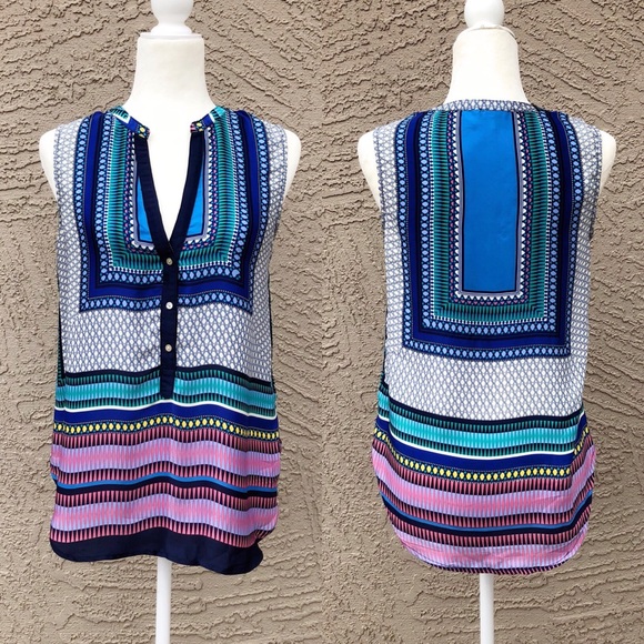 Stitch Fix Tops - STITCH FIX Brixon Ivy Scarf Print Geometric Tank